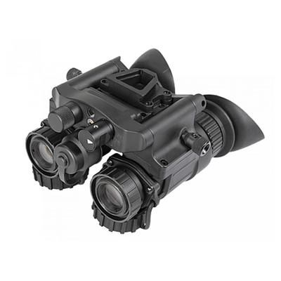 AGM Global Vision NVG-50 1-3x19mm 3AW1 Dual Tube Night Vision Goggle/Binocular 51 Degree FOV Gen 3 Plus Auto-Gated White Phosphor Level 1 Black 4.4