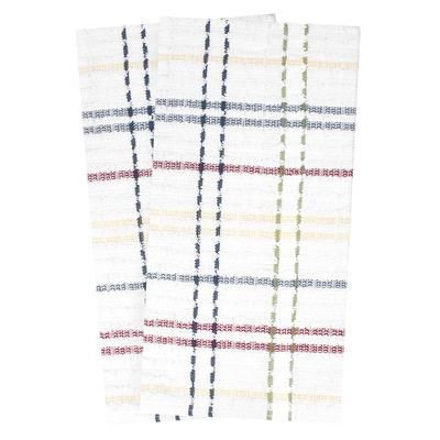 Royale 2Pk Check Kitchen Towel by RITZ in Paprika