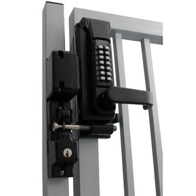 LockeyUSA SUMO GL2 Gate Lock Jet Black Marine Grade - Double Combination