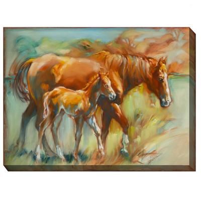 Side By Side Outdoor Art by West of the Wind in Multi