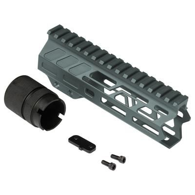 CMMG Mk3 EML 6 Handguard Kit Charcoal Green 38DA424-CG