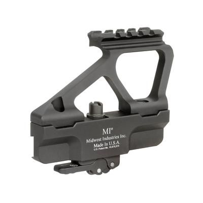 Midwest Industries Gen 2 AK Rear Bias Side Mount Black MI-AKSMG2-MRRB