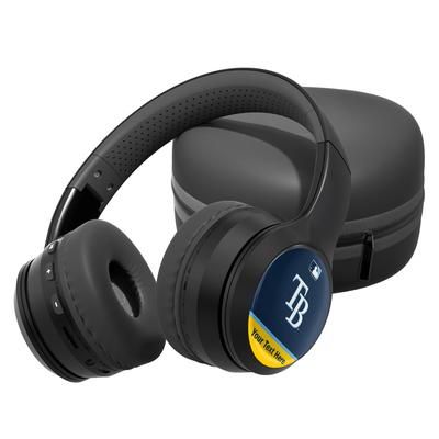 "Tampa Bay Rays Personalized Wireless Bluetooth Headphones & Case"