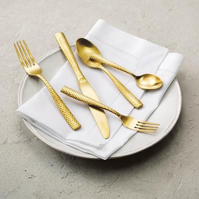 Lucca Flatware, Set of Five - Frontgate