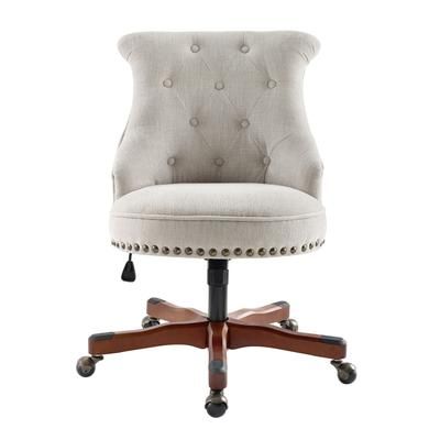 Sinclair Office Chair by Linon Home Décor in Natural