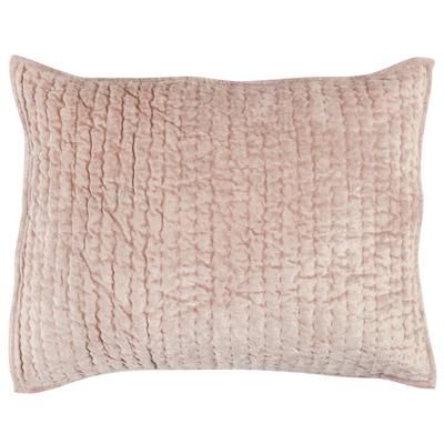 Dimitry 100% Rayon Velvet Bliss Pink Standard Sham by Kosas Home - Classic Home V240112