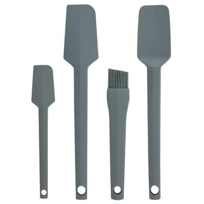 4 Piece Silicone Tools Set by Taste of Home in Ash Grey