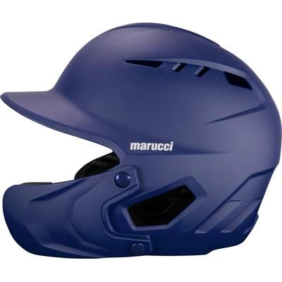 Marucci Duravent Senior Batting Helmet with Jaw Guard Navy
