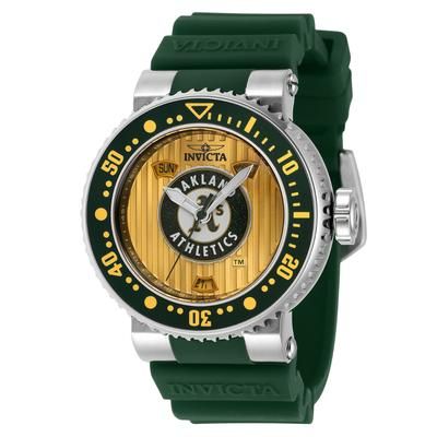 Invicta MLB Oakland Athletics Unisex Watch - 40mm. Green (42606)