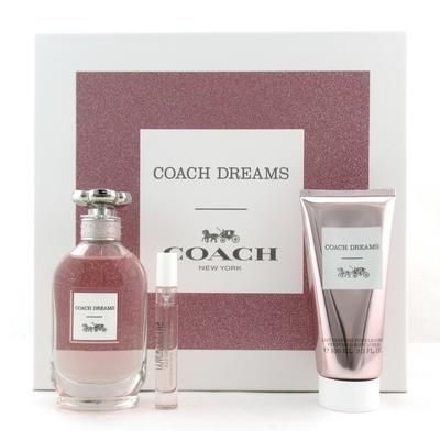 Dreams 3 Piece Gift Set by Coach for Women Standard Eau De Parfum for Women
