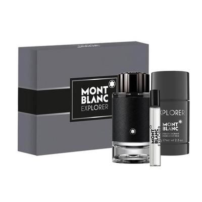 Explorer 3 Pcs Gift Set by Mont Blanc for Men Standard Eau De Parfum for Men