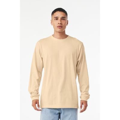 Bella + Canvas 3501 Jersey Long-Sleeve T-Shirt in Soft Cream size XL | Cotton BC3513, BC3501CVC, 3513, 3501CVC, B3501, BC3501