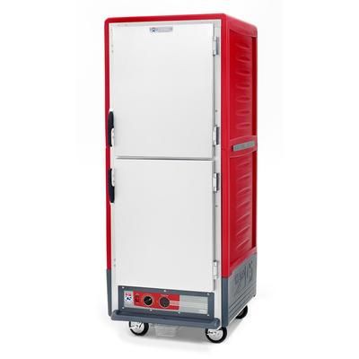 Metro C539-HDS-L Full Height Insulated Mobile Heated Cabinet w/ 34 Pan Capacity, 120v, Red