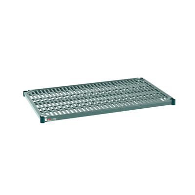 Metro PR2442NK3 Super Erecta Pro Epoxy Coated Wire Shelf - 42"W x 24"D, Polymer Mat/Epoxy Frame, Green