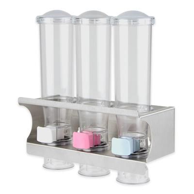 Server 80103 SweetStation Wall-Mount Sugar & Creamer Dispenser, (3) 24 oz Hoppers, Clear