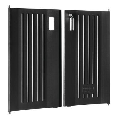 Rubbermaid FG619700 BLA Locking Door Kit, Black