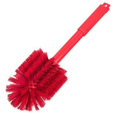 Carlisle 40010C05 16" Sparta Multi-Purpose Brush w/ Polyester Bristles - Plastic, Red, Multi Purpose