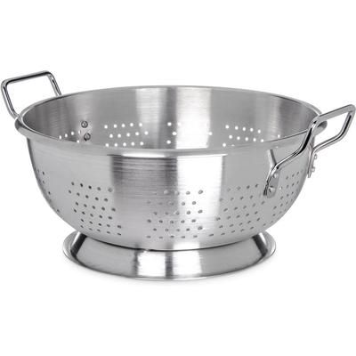 Carlisle 60279 11 qt Colander w/ 15" Bowl Diameter, Aluminum, 11 Quart