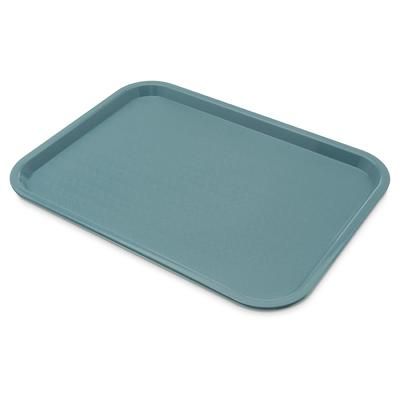 Carlisle CT121659 Plastic Cafeteria Tray - 16 3/10" L x 12"W, Slate Blue