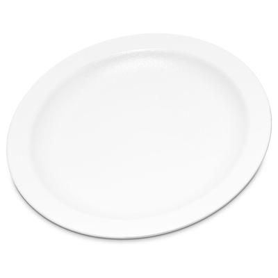 Carlisle PCD20602 6 1/2" Round Plastic Salad Plate, White, 6.5"