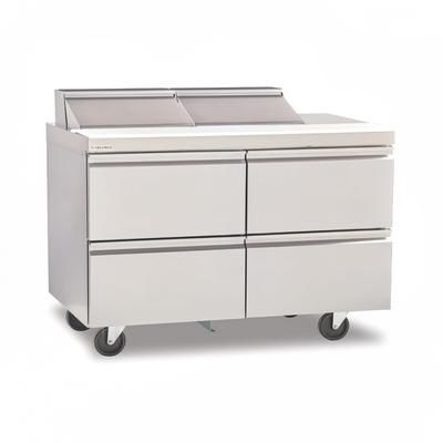 Delfield D4464NP-12 64" Sandwich/Salad Prep Table w/ Refrigerated Base, 115v, Stainless Steel
