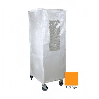 Curtron SUPRO-14-O Rack Cover w/ Clear PVC Window, Orange