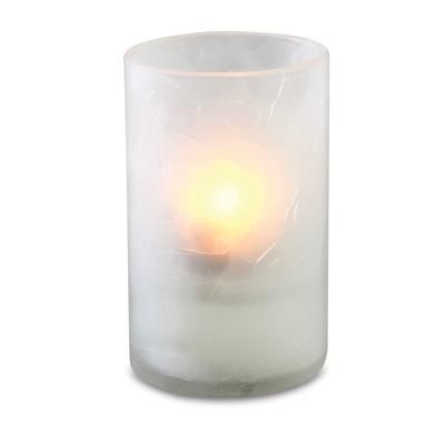 Sterno 80278 Grace Votive Candle Lamp - 2 1/4"D x 3 1/2"H, Glass, Frost, White