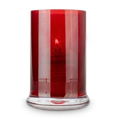 Sterno 80559 Siren Candle Lamp - 3"D x 4 1/2"H, Glass, Red, Case of 6
