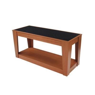 Forbes Industries 5200-5-C1 60" Mobile Induction Table w/ 1 Center Cooking Unit - Glass Cook Top, 120v, Stainless Steel