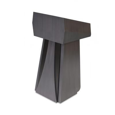 Forbes Industries 5899 Floor Podium w/ 2 Shelves - 25 1/2"L x 22"W x 48 1/4"H, Laminate, Black