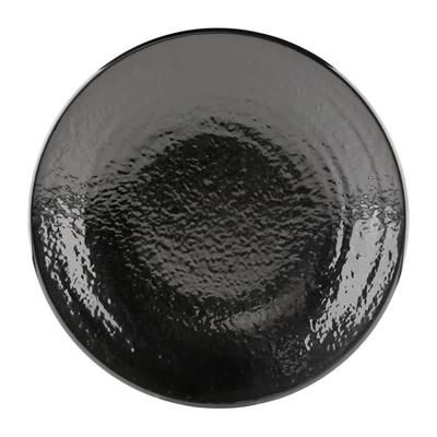 Elite Global Solutions D10RR-B 10" Round Melamine Dinner Plate, Black