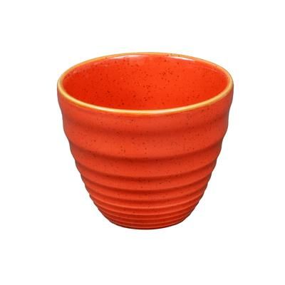 Churchill SSOSRPCM1 10 oz Stonecast Ripple Chip Mug - Ceramic, Spiced Orange, 3-7/8" x 3-1/4"