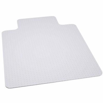 Flash Furniture MAT-124086-GG Big & Tall Chair Mat for Medium to High Pile Carpet - 36"W x 48"D, Vinyl, Clear, 0.2 in
