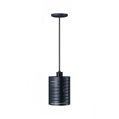 Hatco DL-1100-RL 69 1/2" Ceiling Mount Heat Lamp w/ Retractable Cord - Lower Switch, Bold Black, 120v, Standard, Holds (1) 250 Watt Bulb