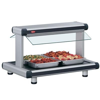 Hatco GR2BW-48 240 54 1/8" Buffet Warmer w/ 2 Sneeze Guards & Lights, 120/240 V, 120-240V