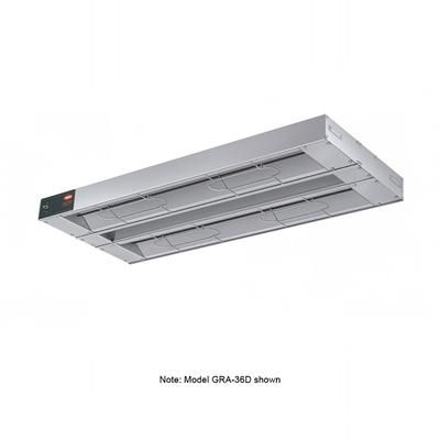 Hatco GRA-60D6 120 60" Standard Watts Infrared Strip Warmer - Double Rod, 2 Built In Toggle Control, 120v, Silver (Cord & Plug Not Included)