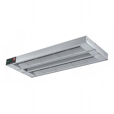 Hatco GRAH-120D3 208 120" High Watts Infrared Strip Warmer - Double Rod, 4 Built In Toggle Control, 208v/1ph, Silver (Cord & Plug Not Included)