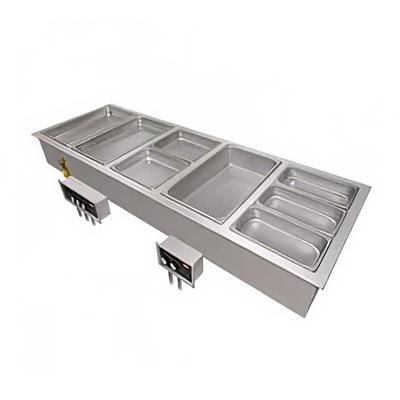 Hatco HWBI-6M 2083 Drop-In Hot Food Well w/ 6 Full Size Pan Capacity, 208v/3ph, Stainless Steel