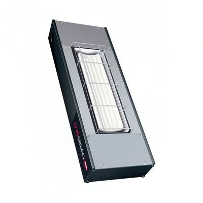 Hatco UGAH-18 208 18" High Watt Ceramic Strip Warmer - Single Tile, Built In Toggle Control, 208v/1ph, Silver