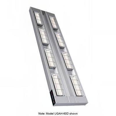 Hatco UGAH-18D6 120 18" High Watt Ceramic Strip Warmer - Double Tile, Remote Toggle Control, 120v, Silver