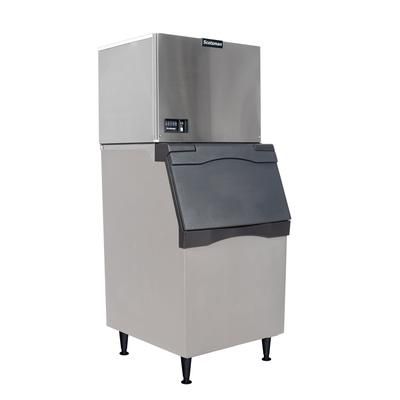 Scotsman MC0630SW-32/B530S 633 lb Prodigy ELITE Half Cube Commercial Ice Machine w/ Bin - 536 lb Storage, Water Cooled, 208-230v, Stainless Steel