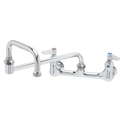 T&S B-0265-BST Splash Mount Faucet w/ 18" Double Jointed Swing Nozzle