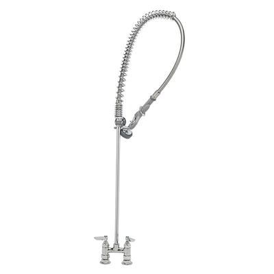T&S B-2290 41 9/16"H Wall Mount Pre Rinse Faucet - 1.15 GPM, Base with Nozzle, Stainless Steel