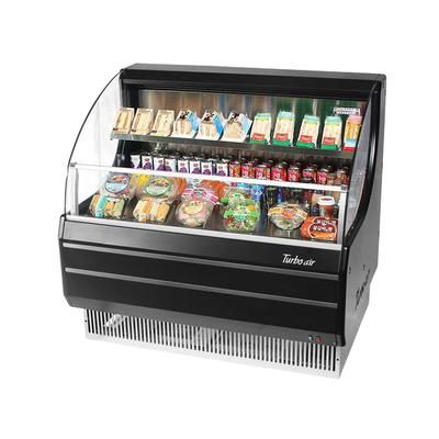 Turbo Air TOM-40LB-N 39" Horizontal Open Air Cooler w/ 2 Levels, 115v, Black