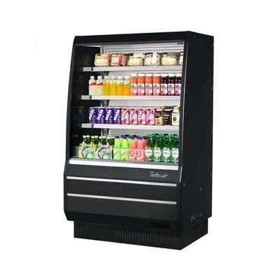 Turbo Air TOM-40MB-SP-N 39 1/8" Vertical Open Air Cooler w/ 4 Levels, 115v, 39", Black