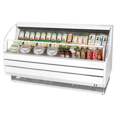 Turbo Air TOM-75SW-N 75 5/8" Horizontal Open Air Cooler w/ 3 Levels, 115v, White