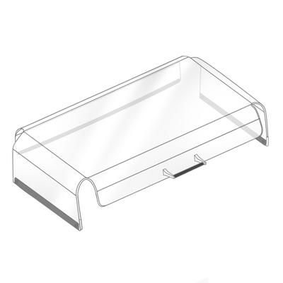 Antunes SG-50 (7010082) Protective Food Shield For HDC50A, Clear Acrylic