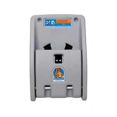 Koala Kare KB102-01 Wall-Mounted Child Protection Seat w/ Safety Straps - Polyethylene, Gray