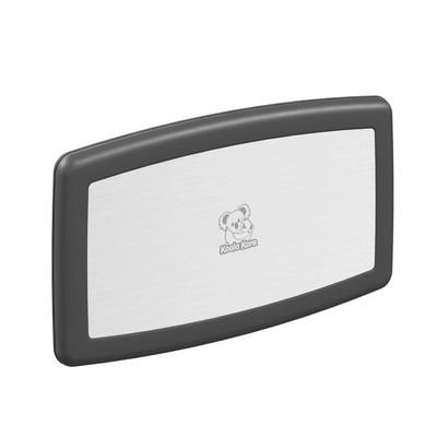 Koala Kare KB300-01SS Horizontal Wall Mounted Changing Station - Polypropylene, Stainless/Gray, Polypropylene, Grey & Silver, 200-lb. Capacity