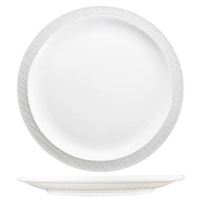 ITI DRN-22 8 3/8" Round Dresden Plate - Porcelain, Bright White